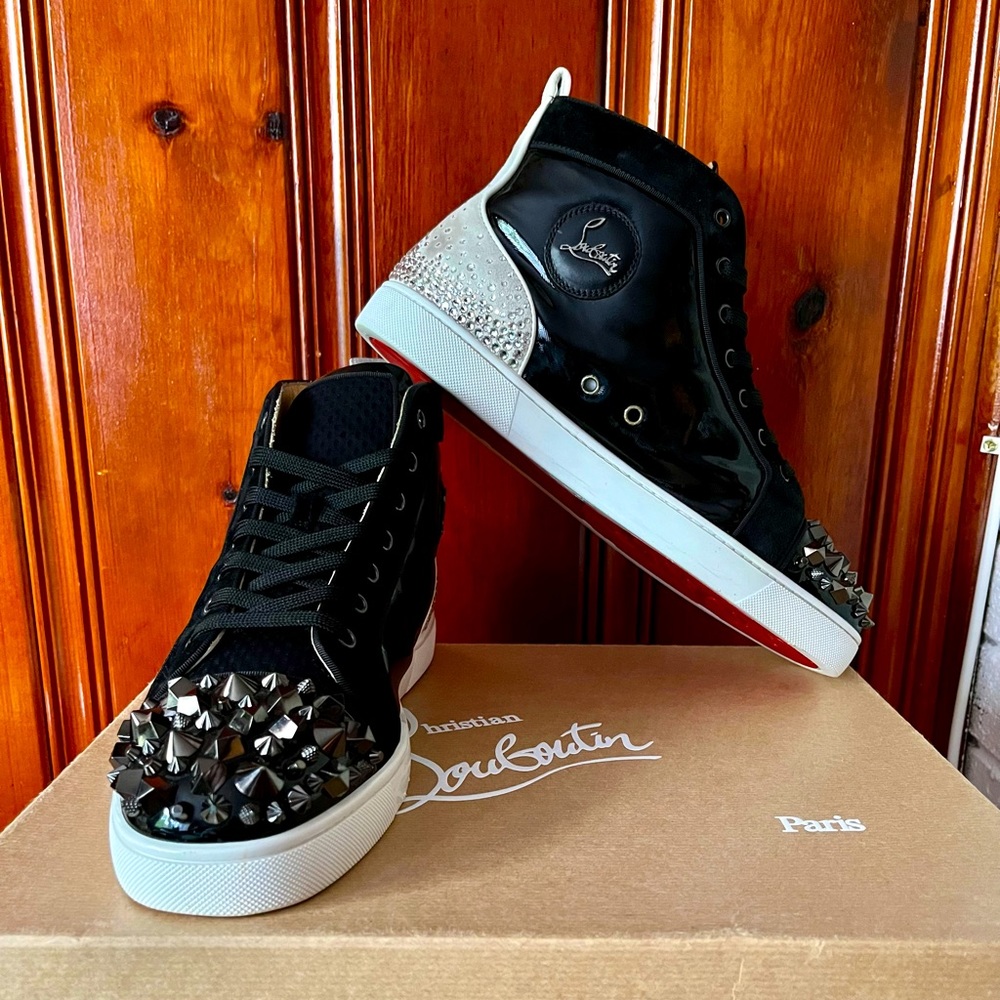 Christian Louboutin Black Lou Mix EU 44 / US 11